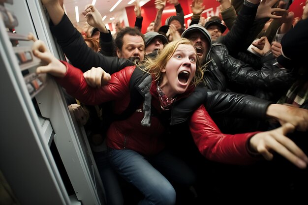 Foto black-friday-verkaufshysterie