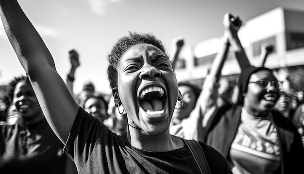 Black Lives Matter es un movimiento activista que protesta contra el racismo y lucha por la igualdad.