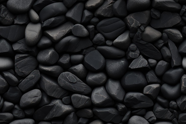 Black Plain Stone Background Ultra Realista de Alto Detalhe Gerado pela IA