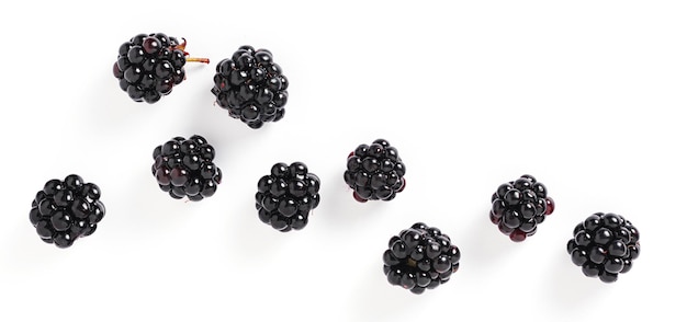 Blackberry en blanco