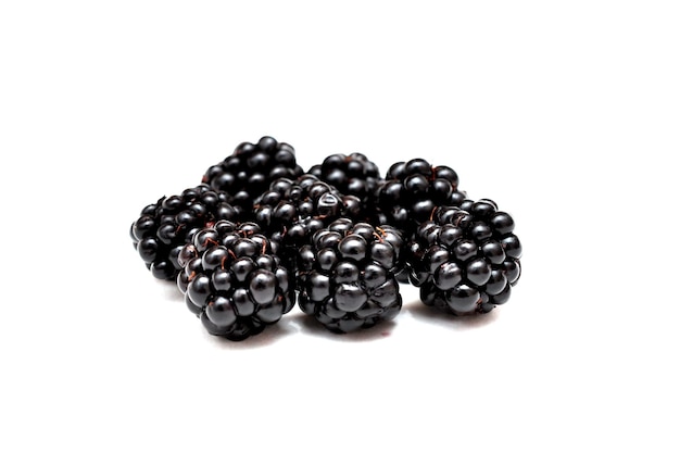 Foto blackberry em fundo branco