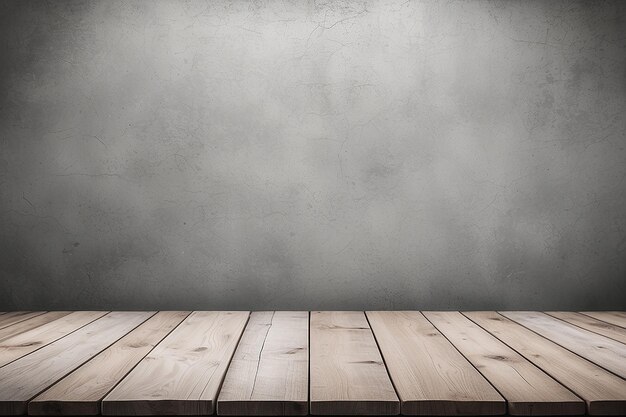 Foto blanco rústico vintage oxford gris tablero de madera y fondo de pared de cemento
