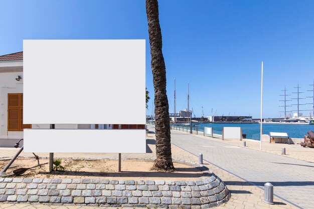 Blank billboard mock-up