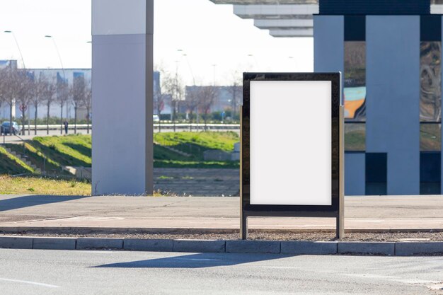 Blank billboard mock up