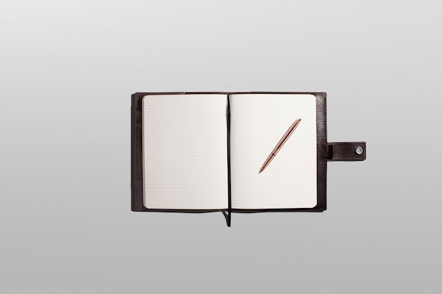 Blank Buch Tagebuch White Page Mockup