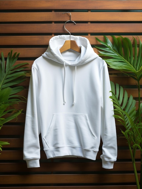 Blank Hoodie-Foto für das Mockup-Design