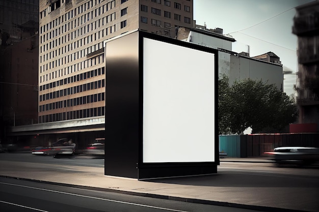 Blank mock up für Außenwerbeplakat Billboard auf der Straße Billboard-Vorlage