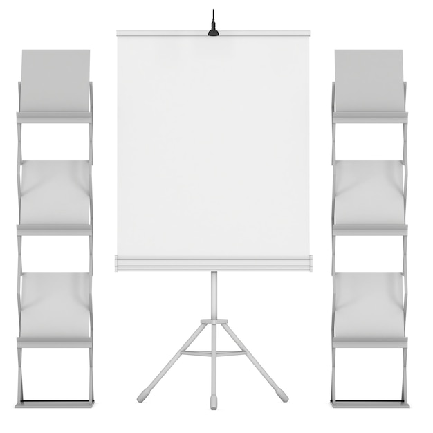 Blank Roll Up Expo Banner Stand auf Stativ