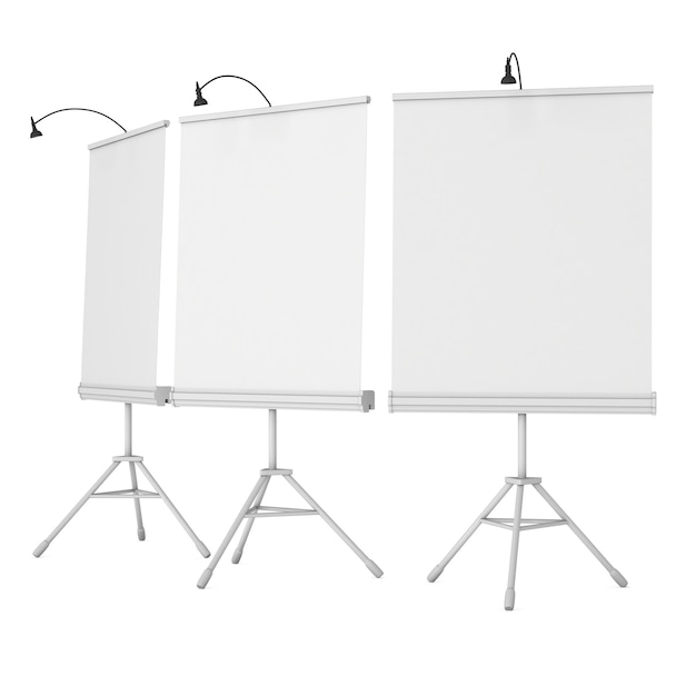 Blank Roll Up Expo Banner Stand auf Stativ