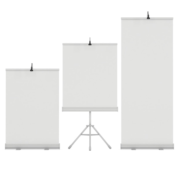 Blank Roll Up Expo Banner Standgruppe