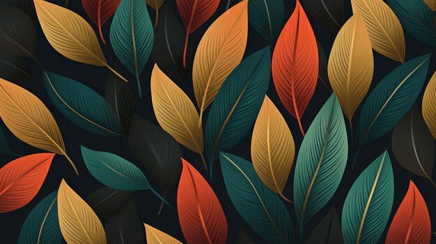 Blatt abstrakt grün Textur Natur Hintergrund generative KI