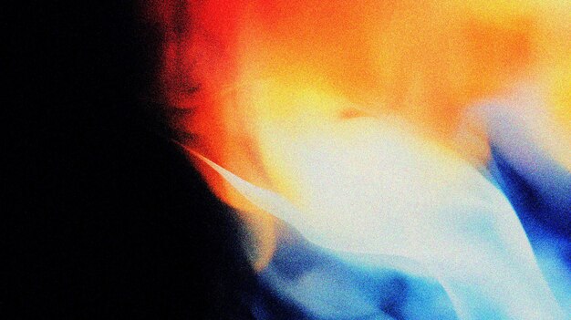 blau abstrakte Flamme gewellter Gradient-Hintergrund mit Korn- und Geräuschtextur