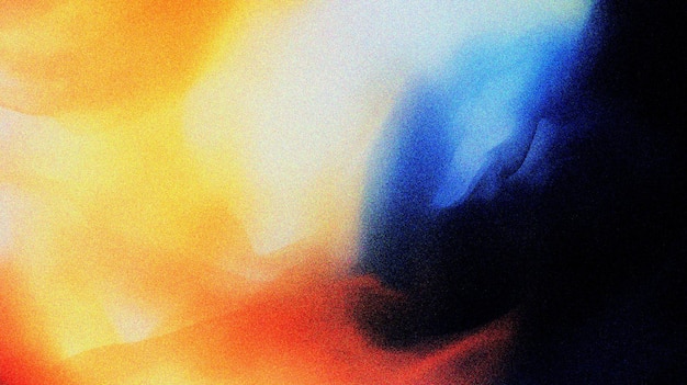 blau abstrakte Flamme gewellter Gradient-Hintergrund mit Korn- und Geräuschtextur