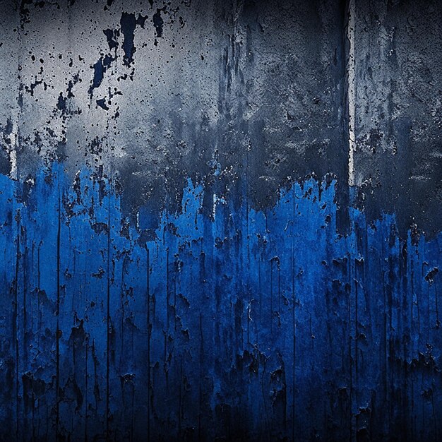 Foto blau gestaltete grunge-beton-textur vintage-hintergrund