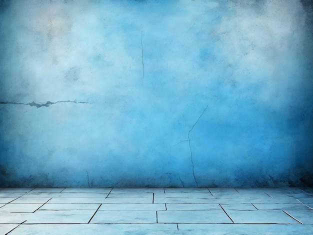 Blau gestalteter Grunge-Betontextur-Vintage-Hintergrund HD Wallpaper