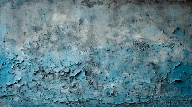 Foto blau grau zement beton textur grunge rau alt fleck hintergrund retro vintage kulisse studiodesign generative ai