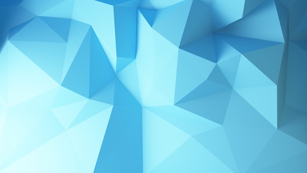 Blau niedrig poly geometrisch