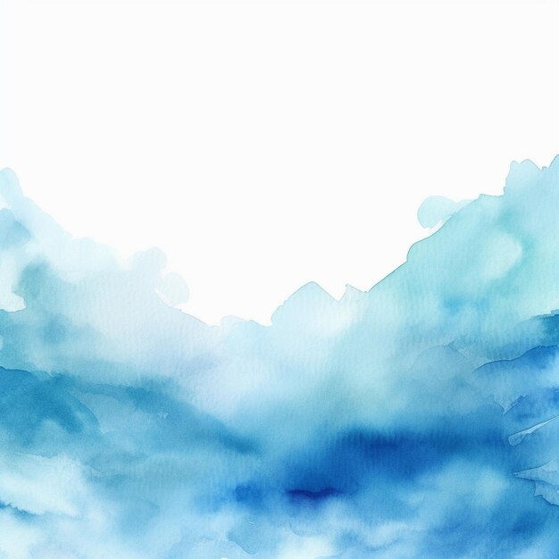 Foto blau-weißer abstrakter aquarellhintergrund