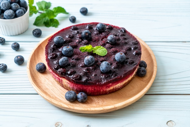 Blaubeerekäsekuchen