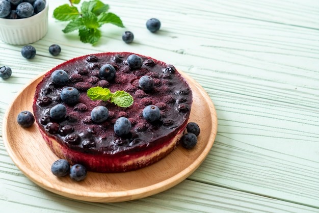 Blaubeerekäsekuchen