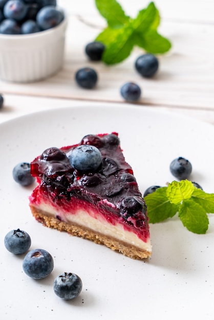 Blaubeerekäsekuchen