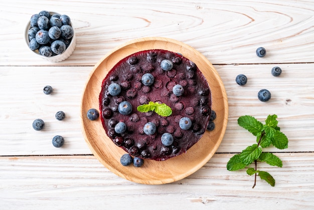 Blaubeerekäsekuchen