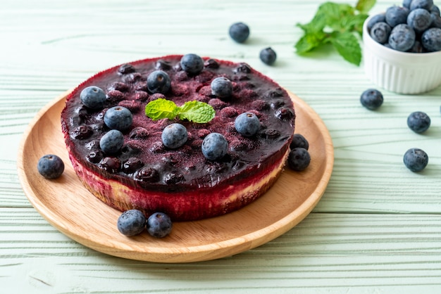 Blaubeerekäsekuchen