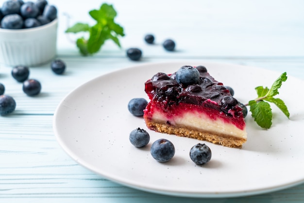 Blaubeerekäsekuchen