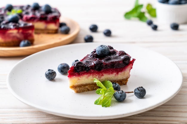 Blaubeerekäsekuchen