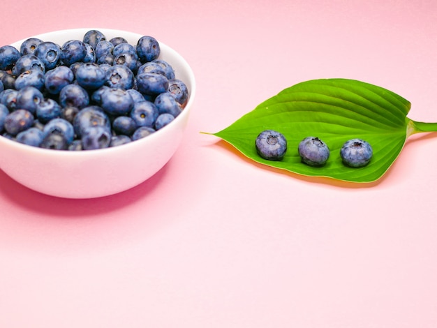 Blaubeeren auf einem weißen Hintergrund. Blaubeere oder Heidelbeere oder Brombeere oder Heidelbeere oder Heidelbeere lokalisiert auf weißem Hintergrundausschnitt