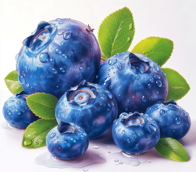 Blaubeerenfrüchte Frisch