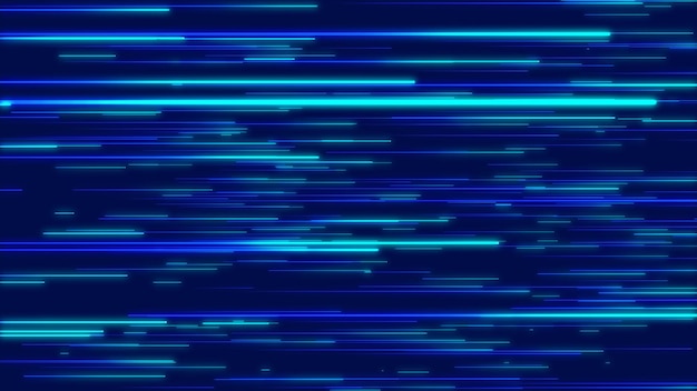 Blaue abstrakte radiale Linien geometrischer Hintergrund Datenfluss optische Faser