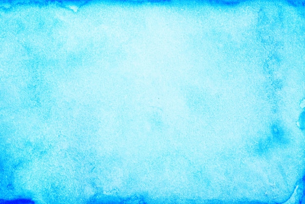 blaue aquarell hintergrund papier textur vignettierung rahmen