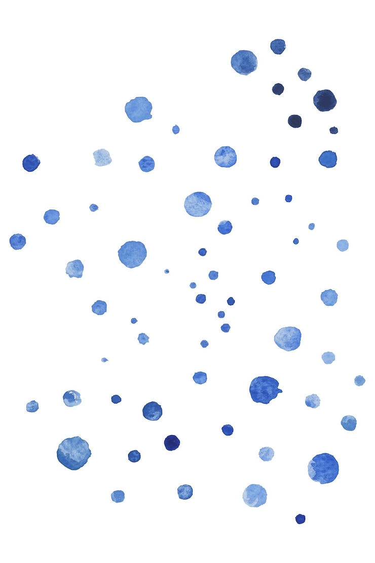 Foto blaue aquarellflecken durchsichtig png