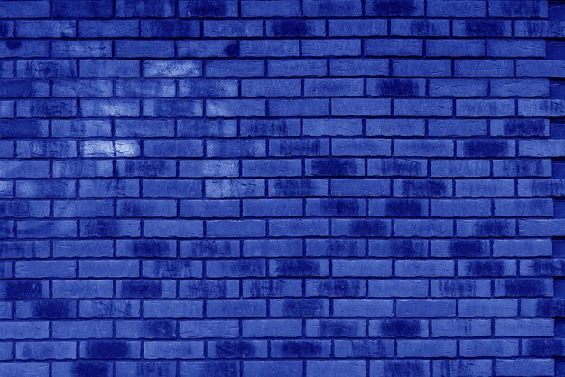 Blaue Backsteinmauer Textur Tapete