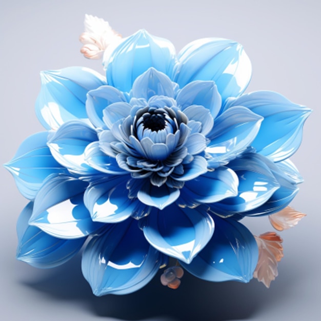 Blaue Blumenblume