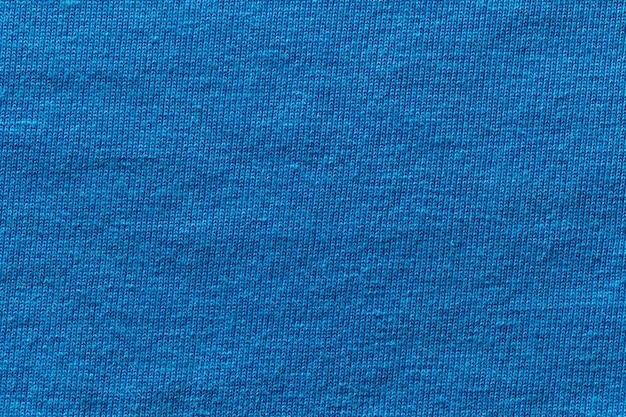 Blaue Farbe Stoff Polyester Textur und Textilhintergrund