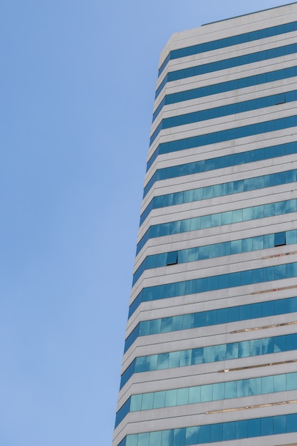 Blaue Fenster Busimess-Bürohausgebrauch für Hintergrund