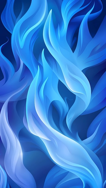 Blaue Flamme abstrakte Textur Hintergrund-Illustration