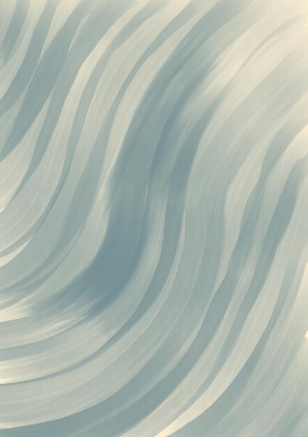 Foto blaue handgemalte handgezeichnete abstrakte ästhetische mid-century modern line art wave pastell
