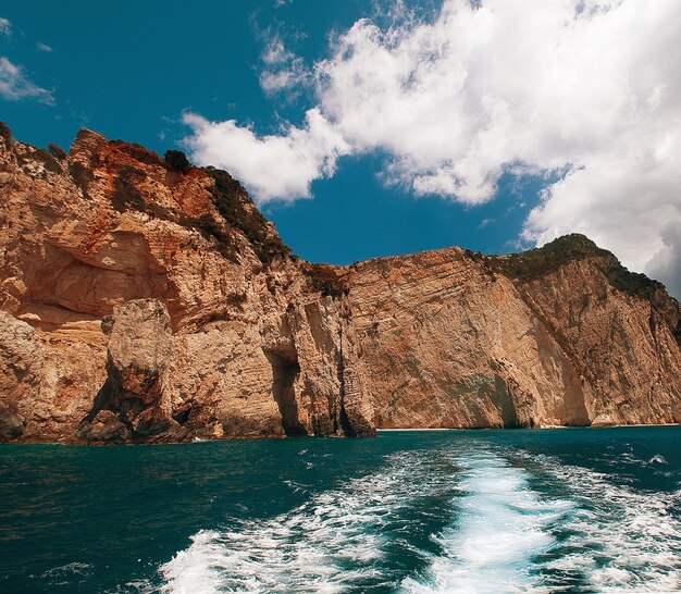 Blaue Höhlen auf der Insel Zakynthos, Griechenland