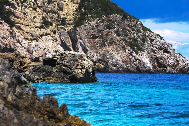 Blaue Höhlen auf der Insel Zakynthos