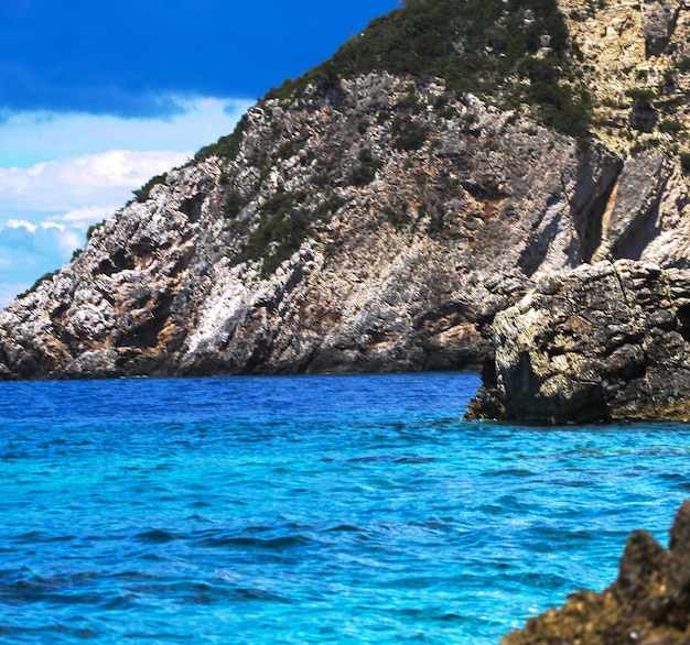 Blaue Höhlen auf der Insel Zakynthos