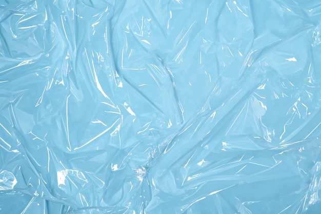 Blaue klaren Kunststoff-Textur umweltfreundliche Nylon-Polyethylen-Wrap für ein plastfreies Leben