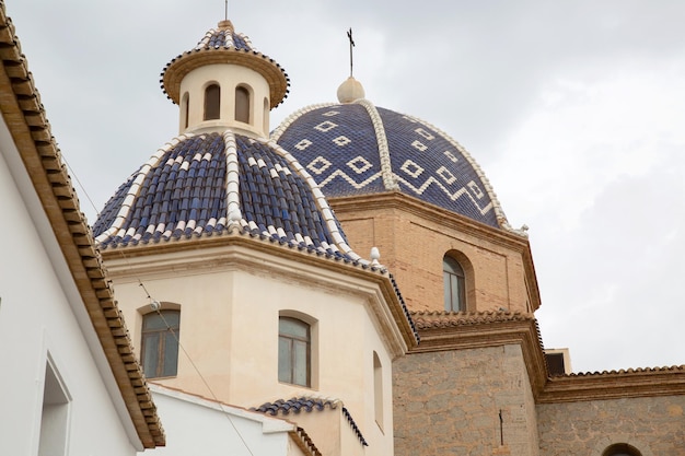 Blaue Kuppeln der Konsolenkirche, Altea, Alicante, Spanien