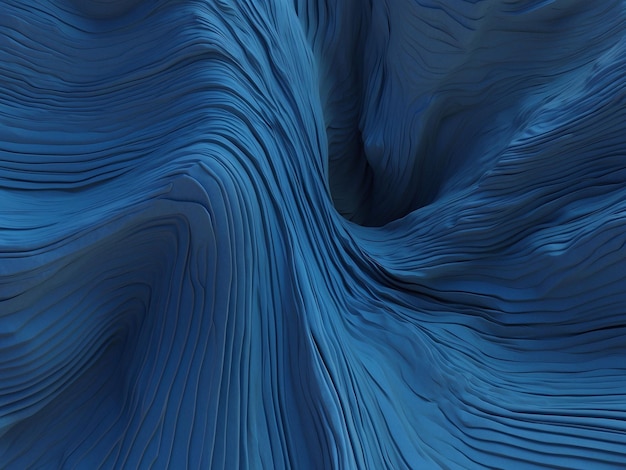 Blaue Linien auf einem Hintergrund abstrakter Tapetenhintergrund für den Desktop mit generativen