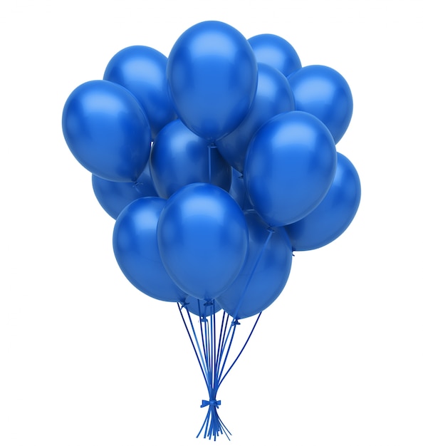 Foto blaue luftballons