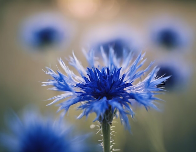 blaue Maisblumen