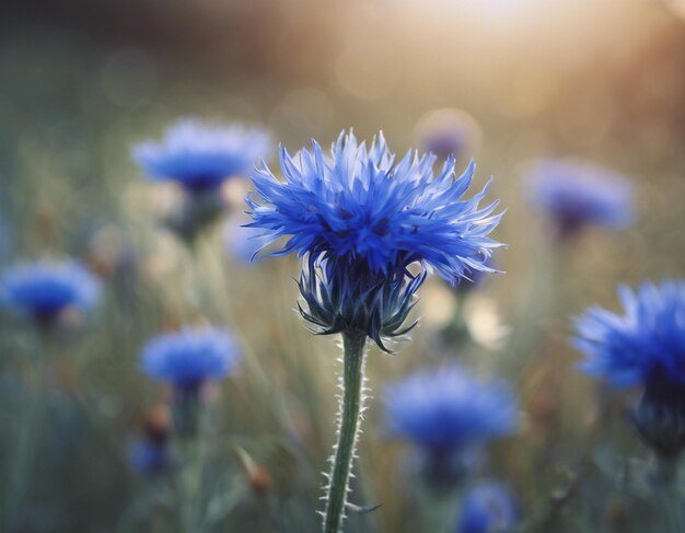 blaue Maisblumen