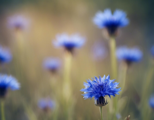 blaue Maisblumen